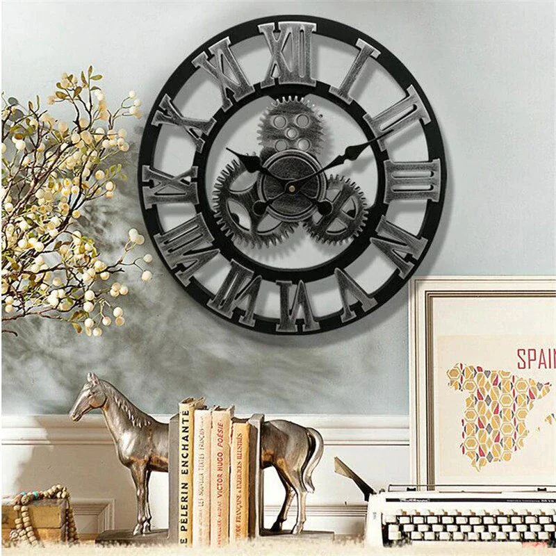 Industriala – Horloge Murale Industrielle Vintage