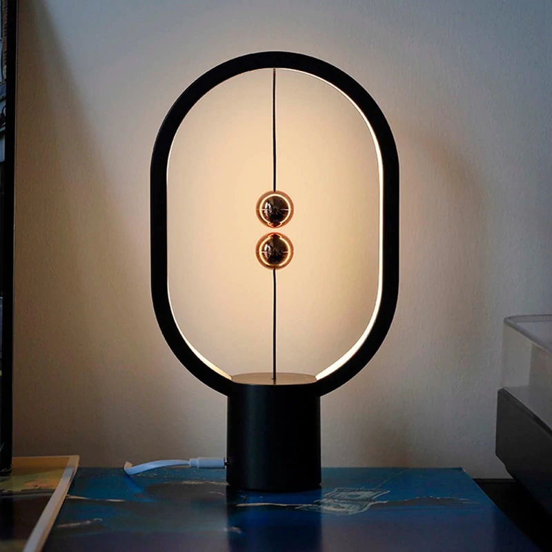 Lampe à poser led design magnétique creative