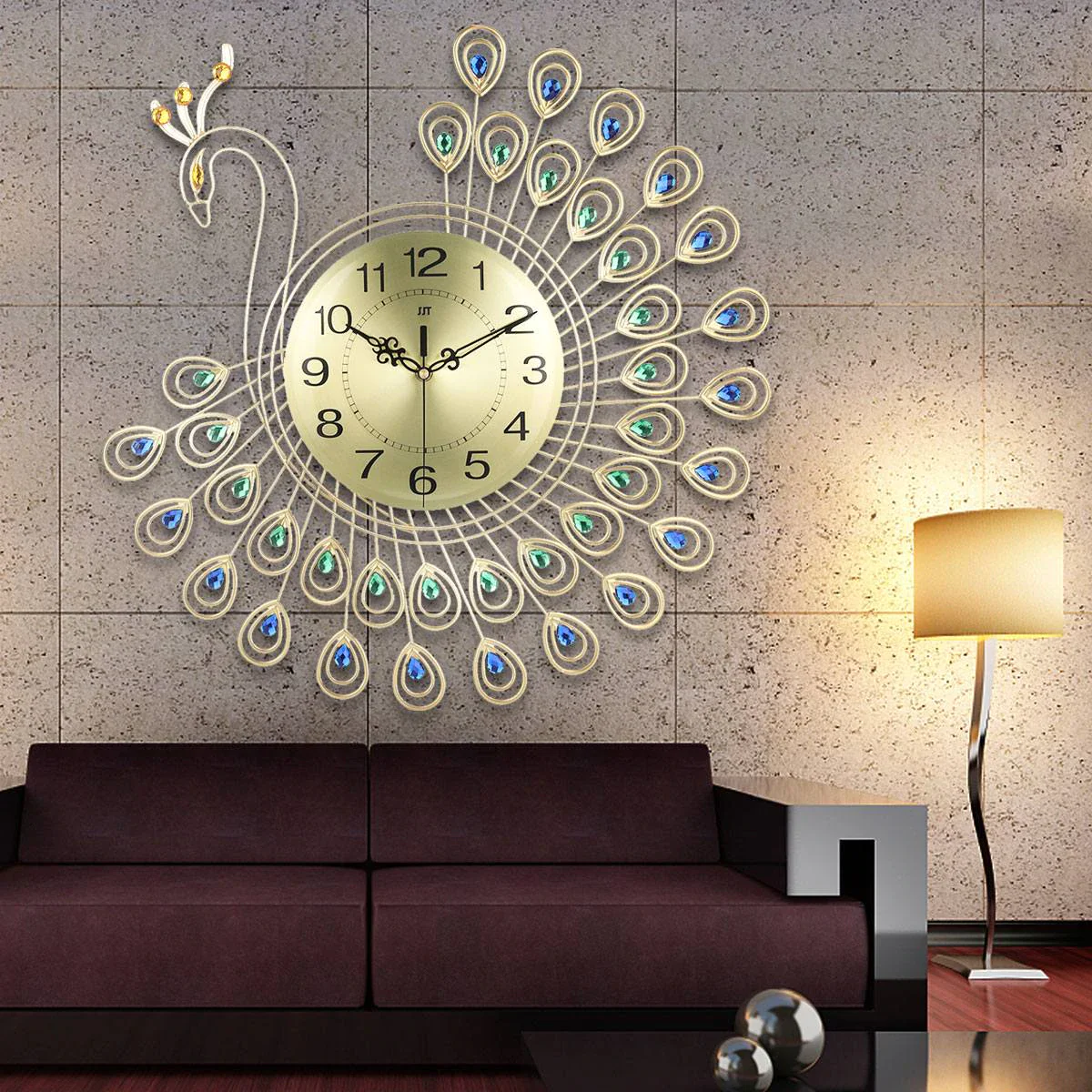 Pavone – Horloge Murale Paon